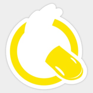 Duck Logo Sticker